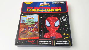 Marvel Spidey & His Amazing Friends Set Glow Pals Bedtime Book & Build-A-Lamp