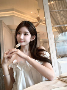 Handmade 3D Flower White Sleeveless Dress