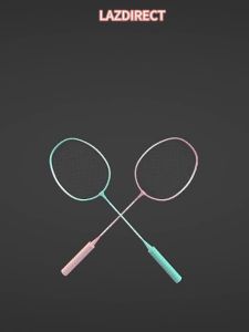 จัดส่งทันที Badminton Racket Sports ไม้แบดมินตัน แพคคู่(2ไม้) อุปกรณ์กีฬา พร้อมกระเป๋าพกพา คุณภาพดี 100%