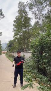 Máy cắt tỉa hàng rào chạy pin lam 55 cm - Máy cắt tỉa hàng rào cao cấp - Bảo hành 24 tháng