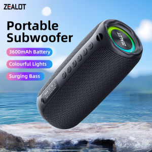 ZEALOT-MP2 Bluetooth 5.3 Speaker 20W Portable Outdoor Speaker with IPX5 Waterproof 15H Playtimefor Camping Hiking