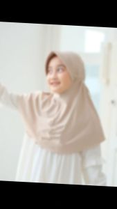 Jilbab Instan Anak SD & Kerudung Hijab Anak Serut Jersey Premium