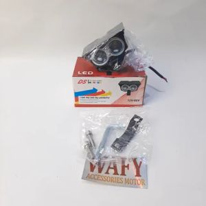 Lampu Tembak Sorot Owl Mini 2 Led 20 Watt Cree 3 Mode Ultarare 12V 80V Lampu Tembak Sorot Motor Mobil Led Cree Ultrafire Mini Owl