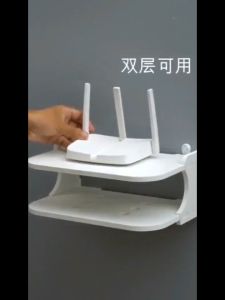 ชั้นวางเราเตอร์ ชั้นวางทีวี ชั้นวางติดผนัง ชั้นวางกล่อง wifi router rack