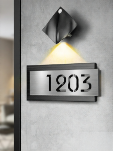 GELEKE | Luxury Style Customized Stainless Steel Door Number Sign