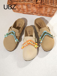 U·B·Z | Wide Waterproof Retro Beaded Birkenstocks Sandals DIY Handmade