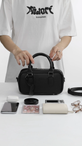 [ST.ICK.ER] Túi Tote Da MERLI Quai Xách Nam Nữ Có Dây Đeo Chéo Đựng Điện Thoại Đi Học Chơi | MIDORI FOR MAN