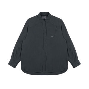bluemonte | Áo Sơ Mi Chống Thấm Khí Độc Có Cổ Gập