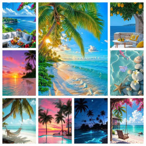 Jigsaw Puzzle 1000 Pieces Beautiful Beach With Turquoise Water And Palm Trees For Adults Stress Relief Puzzle Fun Present