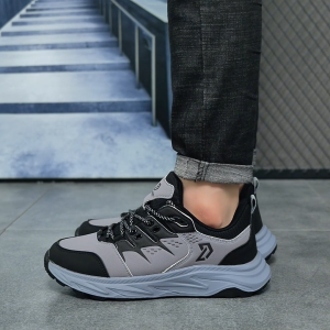 Leedoo Sepatu Gunung Pria Casual Sepatu Gunung Tali Anti Slip Sneakers Hiking Outdoor MH222