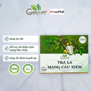 Trà lá mãng cầu xiêm túi lọc Goce - Ngủ ngon kiểm soát tiểu đường