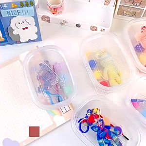 METECH Handmade DIY Fluid Bear Keychain Educational Toy Graffiti Painting Coloring Toy
