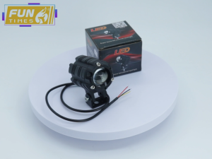 2PCS V6 Mini Driving Light Dual Color Hi/Lo Beam White Yellow LED Spotlight for Motorcycle Car EBike