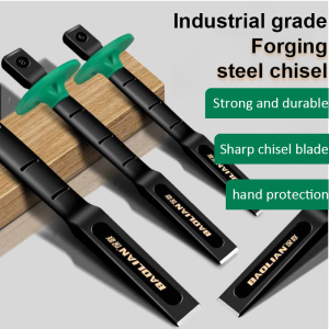 6/8/10/12 Inch Flat Stone Chisel Robust Cold Chisel With Hand Guard Construction Cement Masonry Concrete Stonemason Cut Tool