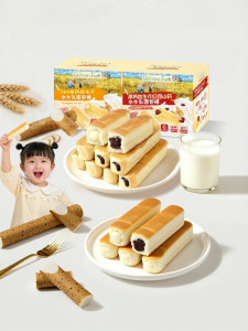 Grandpas Farm | High Calcium Red Bean and Yam Buffalo Milk Flavored Bread Sticks for Children