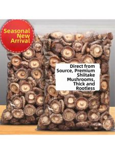 Selected Farm Fresh Thick No Stem Dried Mushrooms 500g