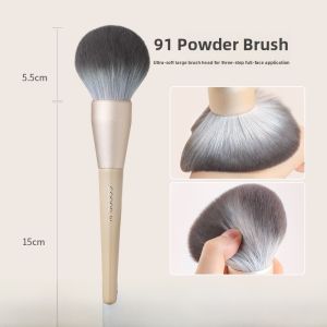 Gudi 91 Extra Large Size Loose Powder Brush Soft Fluffy Makeup Brush for Setting Powder Blush Not Scratchy for All Skin Types