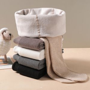 Childrens Tights For Girls Winter Thick Warm Kids Girls Pantyhose Outdoor Leggings Keep Warm Plush Child Dance Tight For 2-10T