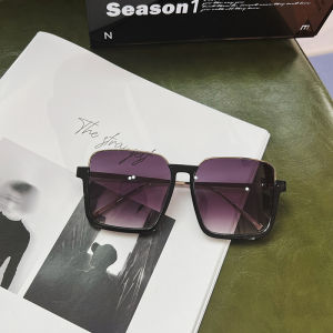 Sunglasses Female Tea Pigment Color Polarized Stylish Fashion Slim Looking Sun-Resistant Sunglasses UV Protection Myopia Large Frame Internet Celebrity