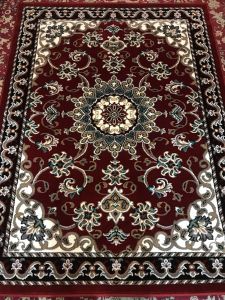พรมเปอร์เซีย พรมอินโดนีเซีย พรมปูพื้น พรมทอแท้ๆ ✅ พรมสวย พรม ขนาด 120x160 cm ไซร้ M นุ่ม สวยงาม สีแดงสวย