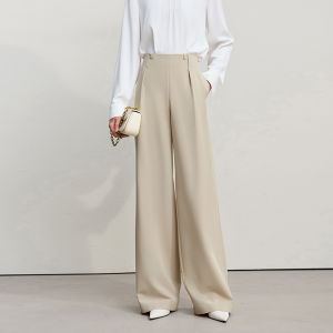 AMII | Stylish Pleated Wide Leg Pants