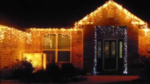 Christmas Light Outdoor Drop 0.4-0.6m LED Garland Curtain Icicle String light Garden Eaves Wedding Party Decoration 110V 220V