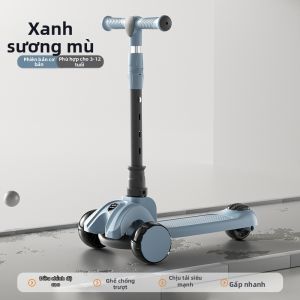 AMEITO | Xe Scooter Gấp 2-trong-1 cho Bé và Trẻ Em