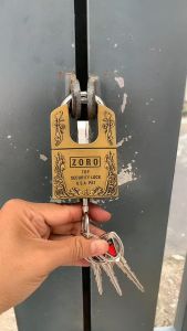 Ổ khóa chống cắt ZORO cao cấp 6 phân chìa tròn bông lúa càng chống cắt - khóa ngoài trời chống gỉ công nghệ mỹ. Hàng chính hãng bảo hành 1 năm