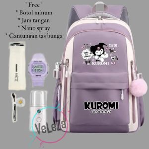 Kurumi Tas Ransel Sekolah Anak Perempuan Remaja Terbaru 2024 Sekolah SD SMP tas ransel