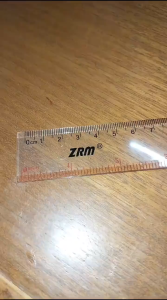 Penggaris Plastik 30 cm Butterfly ZRM - Penggaris Btf Mistar Ruler Murah