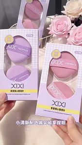 ฟองน้ำ xixi 2 ชิ้น พัฟนุ่มมากเกลี่ยหน้าได้ง่าย มี 2 สีให้เลือกนะคะ No.GJ-112