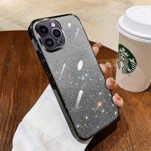 Jingsanc Y28เคสสำหรับ VIVO เคสโทรศัพท์เคลือบด้วยปลอกอ่อนแวววาวไล่ระดับสีของกล้อง A49-2ฝาหลังกันกระแทก