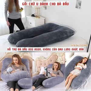 Gối bà bầu chữ U dành cho mẹ bầu