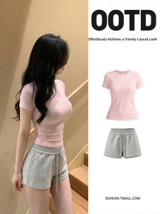 SUHUIQIAN | High Waist Sport Shorts Womens Yoga Pants