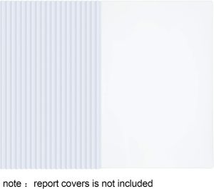 10 Pieces Binding Bars Slide Grip Binding Bars for School and Office Report Cover A4 Spine 12 Inch 40 Sheet Capacity