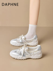 Daphne | Lace Breathable Shallow Slip-On Ballet Shoes