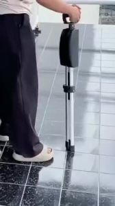 เก้าอี้มีไม้ค้ำยันแบบพับได้ น้ำหนักเบาพร้อมที่นั่งทำจากอลูมิเนียมอัลลอยด์ DAHK Lifestyle