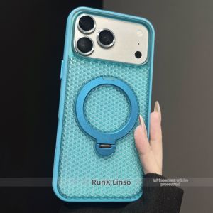 imobile | Heat-resistant Protective Case Honeycomb Mesh Cooling Magnetic Rotating Support