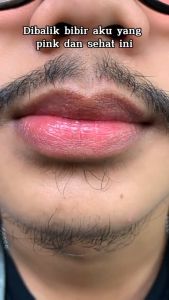 Barmen Natural Lip Serum Untuk Mencerahkan Bibir Hitam Pada Pria 100% Original BPOM