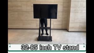 Movable TV stand 32-75 inch TV Monitor Stand Universal Adjustable TV Rack Floor Base