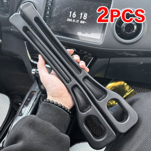 2pc Car Seat Gap Filler Organizer Pu Waterproof Car Seat Gap Plug Strip with 2 Grooves Seat Gap Storage Auto Interior Accessorie