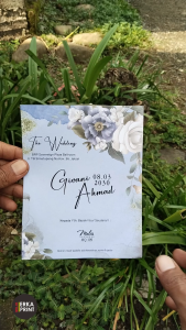 (50 PCS) model terbaru Undangan Pernikahan & undangan khitan Kekinian KODE MALIQ 109