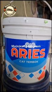 Cat Tembok Cat Dinding Aries Ukuran 20 KG Cat Murah Harga Ekonomis Cat Aries by Avian Paint Cat Interior Ukuran 20kg Berbagai Varian warna Cat Kamar/Cat dinding/Cat Plafon Kemasan Ekonomis bisa COD