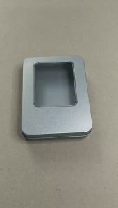 Satu Keluarga Flashdisk Packaging Box Universal C1192 Kotak Kaleng Penyimpanan USB Souvenir Box