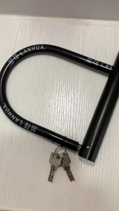 Gembok Sepeda Motor Ukuran Besar U Lock Gembok Motorcycle Serbaguna / Gembok Motor Anti Maling