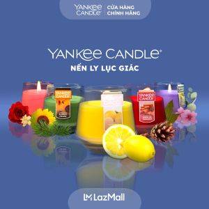 Nến Ly Lục Giác Sáp Đậu Nành 284gram từ Yankee Candle - BST nhiều mùi hương