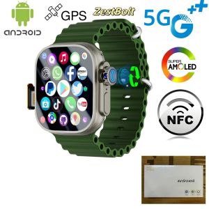 นาฬิกาอัจฉริยะ DW100 Pro+ 5G ระบบแอนดรอยด์ พร้อมระบบสแกนลายนิ้วมือ กล้องหมุนได้ หน้าจอ AMOLED 2.29 นิ้ว GPS WIFI NFC รองรับ Google Play Store