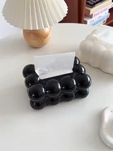 Creative Tissue Box Marshmallow Design Tissue Holder Table Living Room Desktop Tissue Storage Box - DailyDwell1