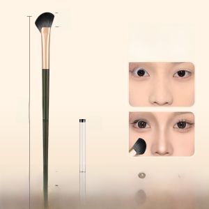 Half-Moon Shaped Animal Hair Makeup Brush for Nose Shadow Highlighting Contouring And Blending Side Shadow Knife Animal Hair