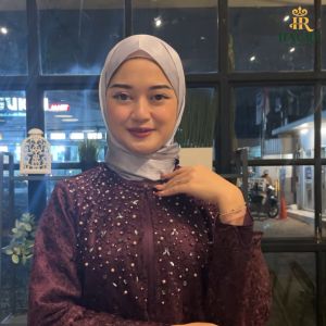 Ayla Dress Gamis Motif Payet Burgundy: Pilihan Terbaik untuk Acara Formal